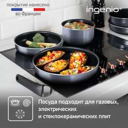Набор посуды Tefal Ingenio Twinkle Grey 5 предмета 22/26 см 4180880