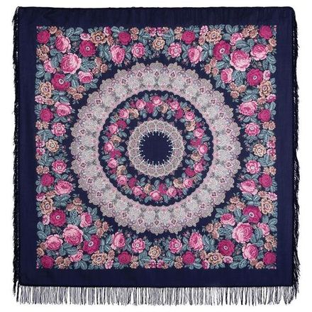 Павловопосадский платок Молитва 353-15