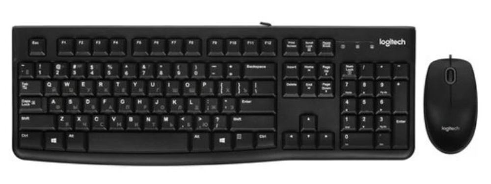 Клавиатура и мышь  Logitech MK120