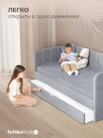 Диван - кровать 200х90 см Crecker ткань Микровелюр