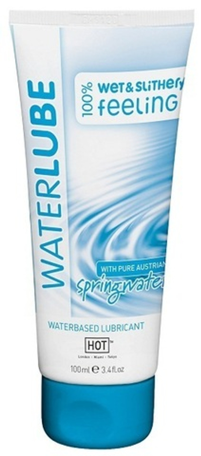Лубрикант на основе чистой родниковой воды WaterLube, 100 мл.
