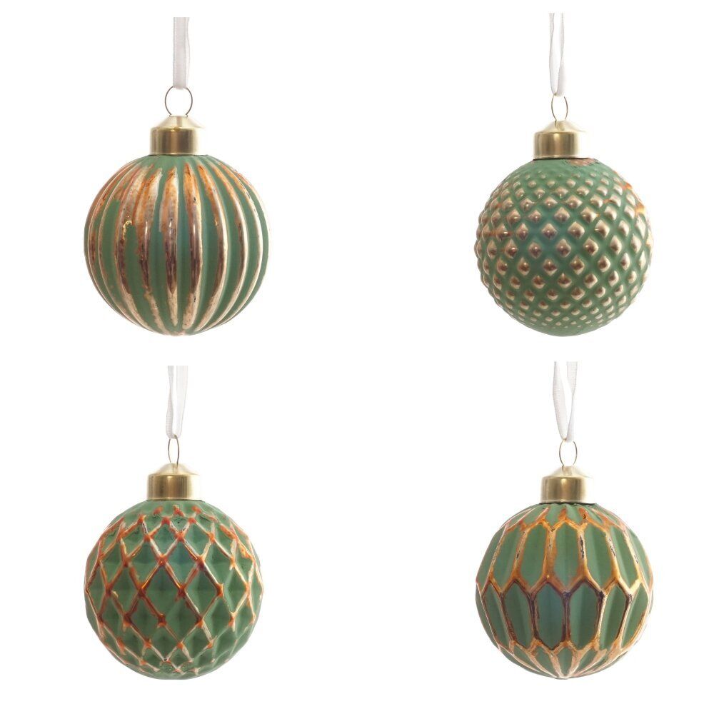 GAEM Украшение новогоднее "Шар", L6 W6 H8 см, 4в.