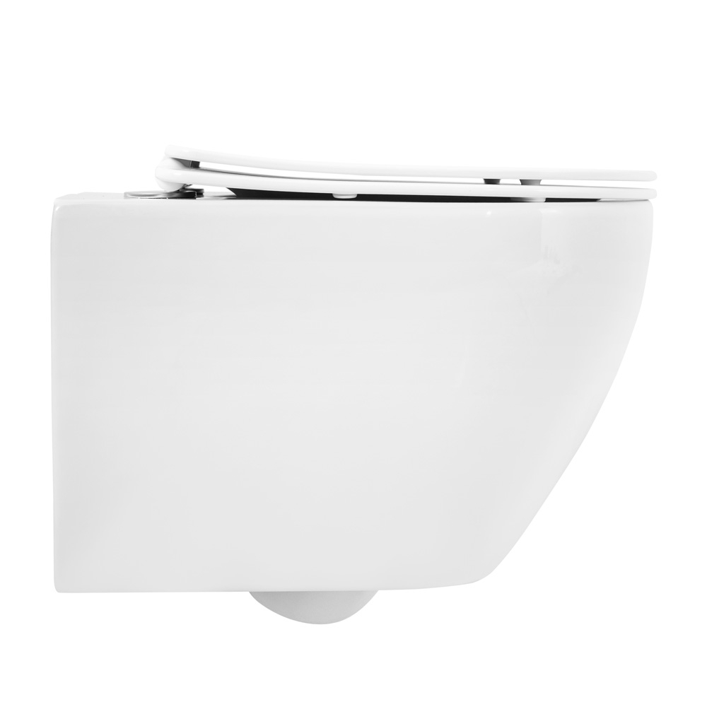 Унитаз подвесной Cezares STYLUS CZR-513-TH-R безободковый с сиденьем CZR-2316-SC