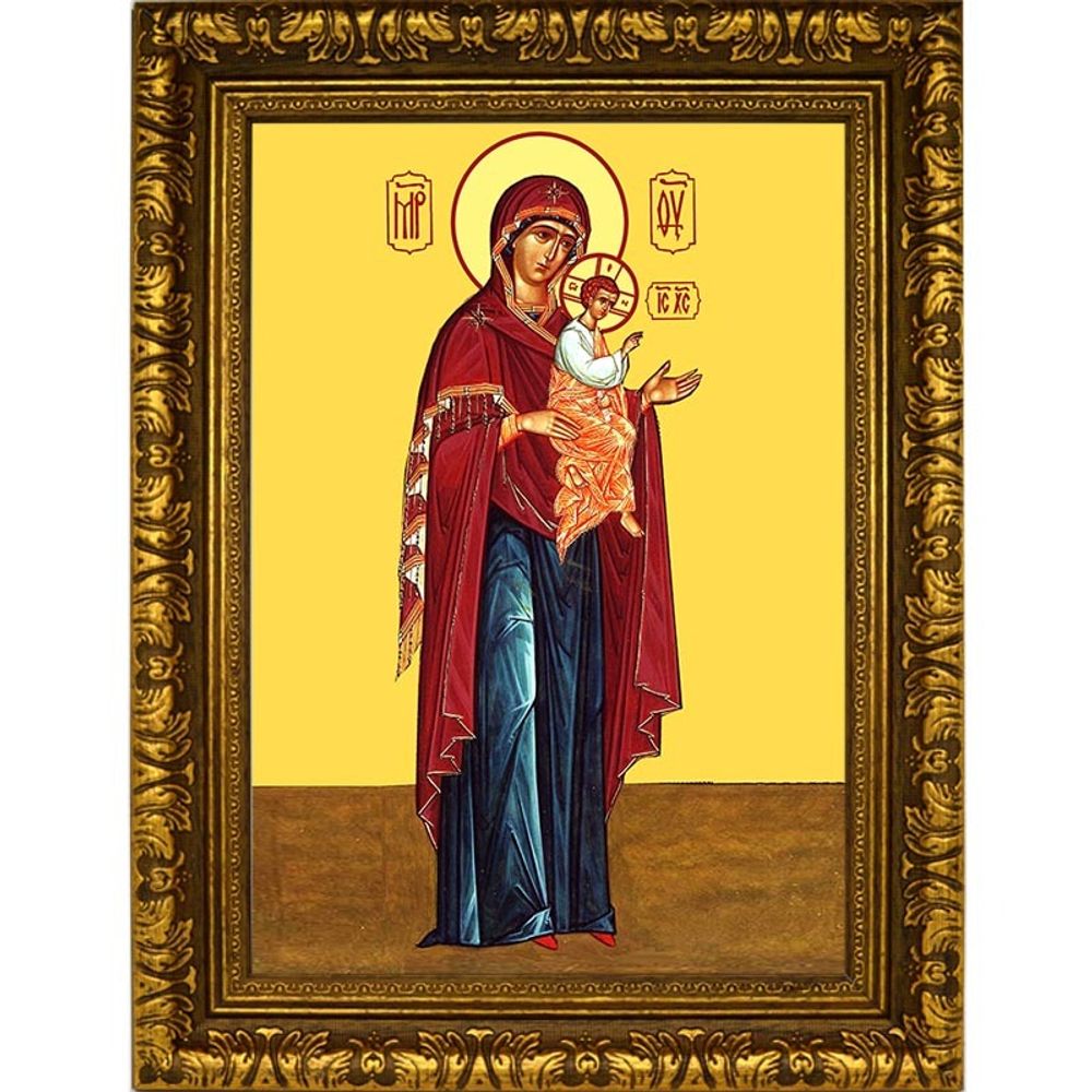 Косинская Моденская икона Божьей Матери на холсте.