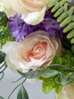 Настенная композиция "Окно с цветами" 46*29 см