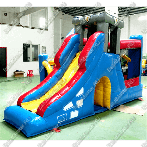 Коммерческий надувной батут "Домик приключений"