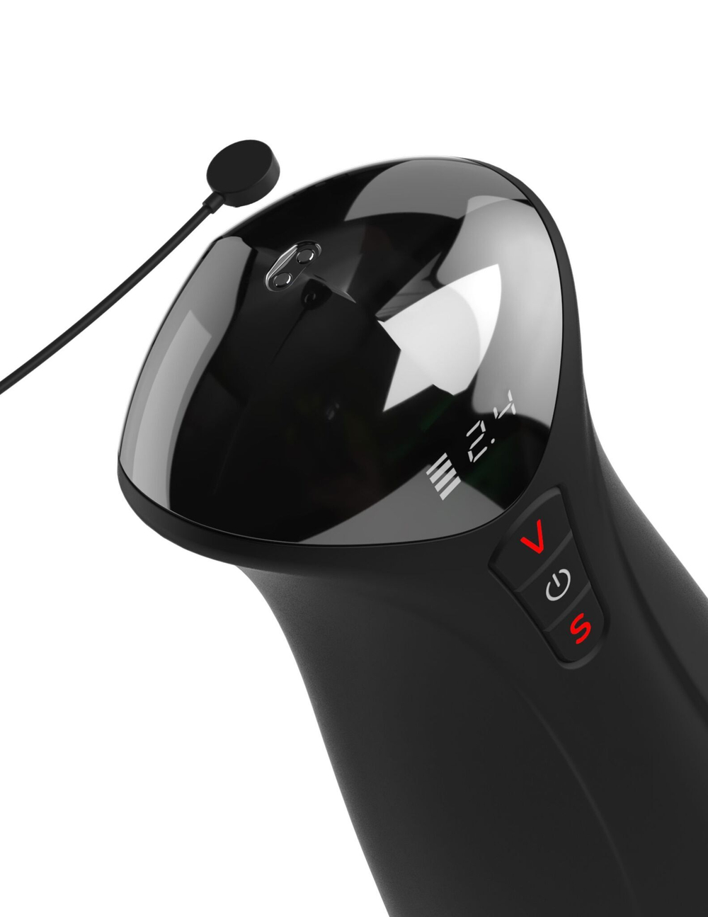 Мастурбатор в колбе с вибрацией Fuck-O-Matic Pro XL Pipedream RD55420PD