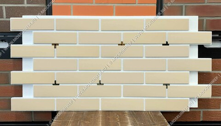 Клинкерная фасадная термопанель ППС Beryoza Ceramica Sand Natural G 1150x540