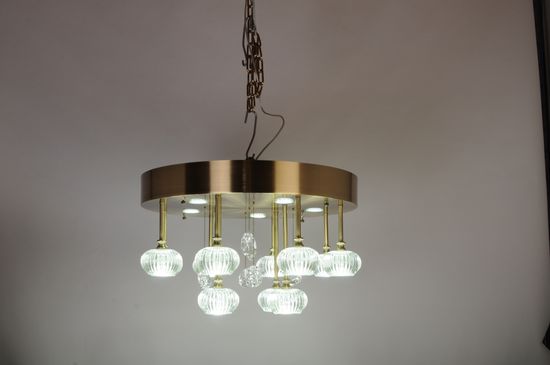 Люстра потолочная MANNE PL.7442-12+5(BR) d60