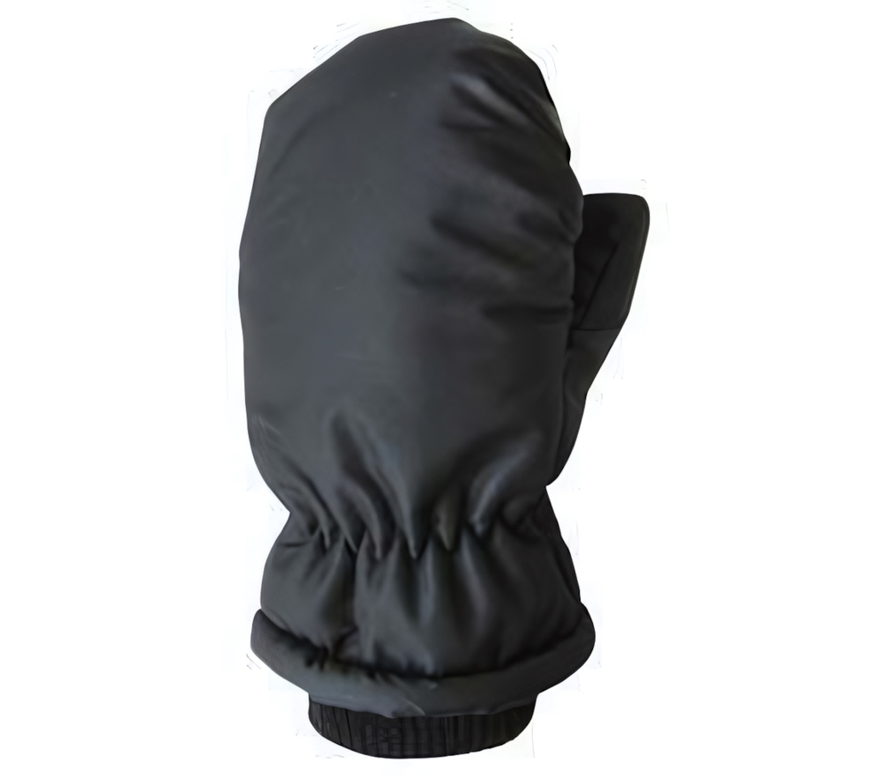 Варежки болоньевые 13с62-16 черный р.16, 1 шт.