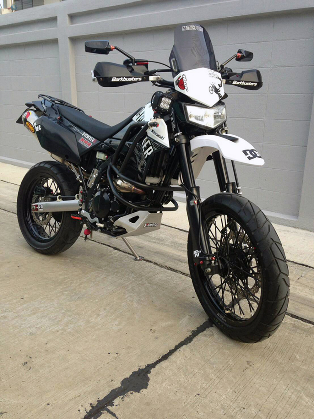 Skid plate KLX250 4mm SLV