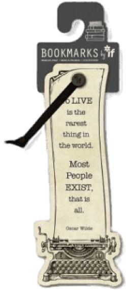 Əlfəcin \ Закладки \ Bookmark Academia Bookmarks - Typewriter