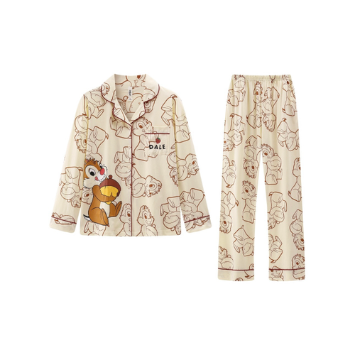 Пижама Disney «Чип и Дейл», беж.