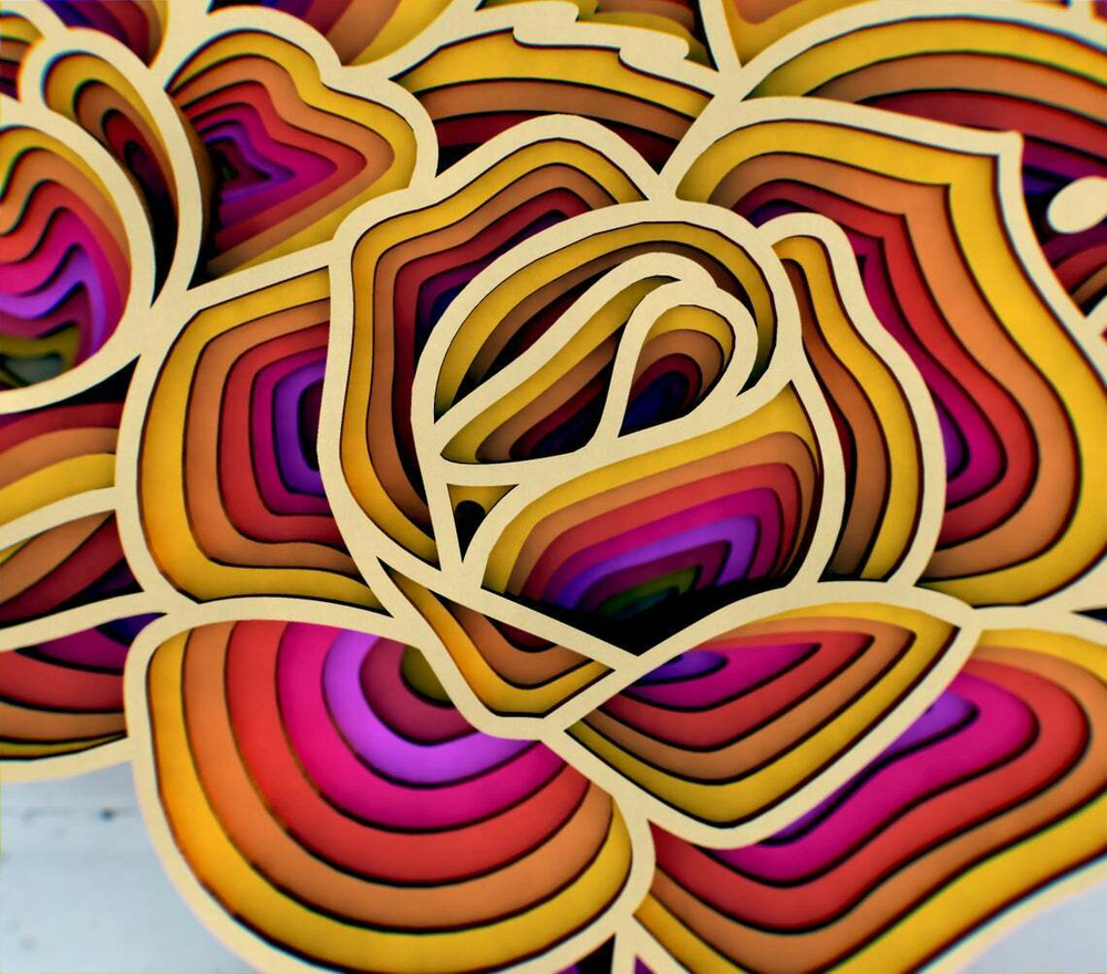 Мандала Сердце от SamCraft - сборные объемные 3D картины из дерева своими руками