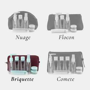 Несессер Briquette из кожи теленка бордового цвета