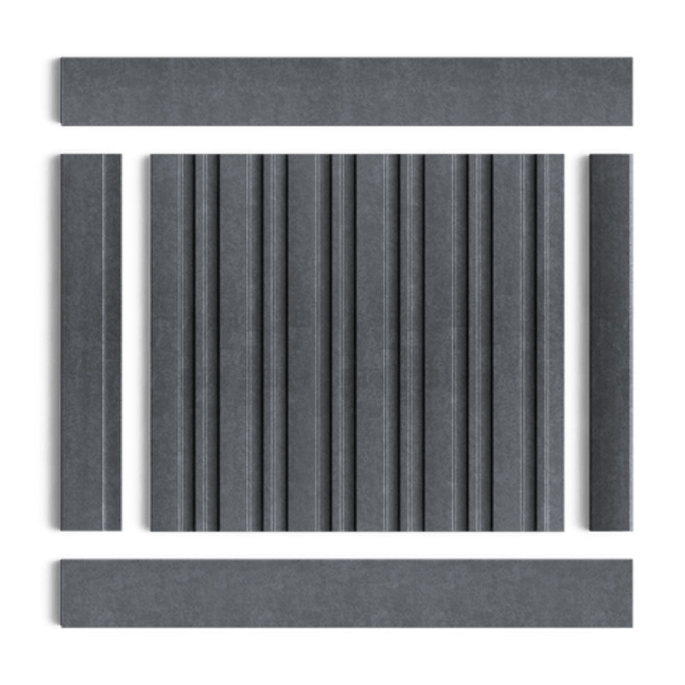 Стеновая панель HiWood декорированная, 270x12 см