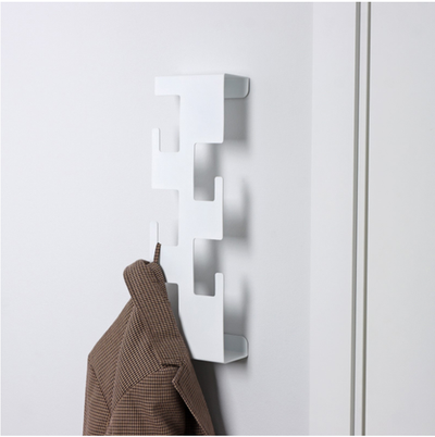 Вешалка для одежды СТОКГОЛЬМ, 135×410×55 мм, цвет белый