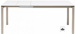 Стол ламинированный раздвижной Scab Design Pranzo Extendable, тортора, белый