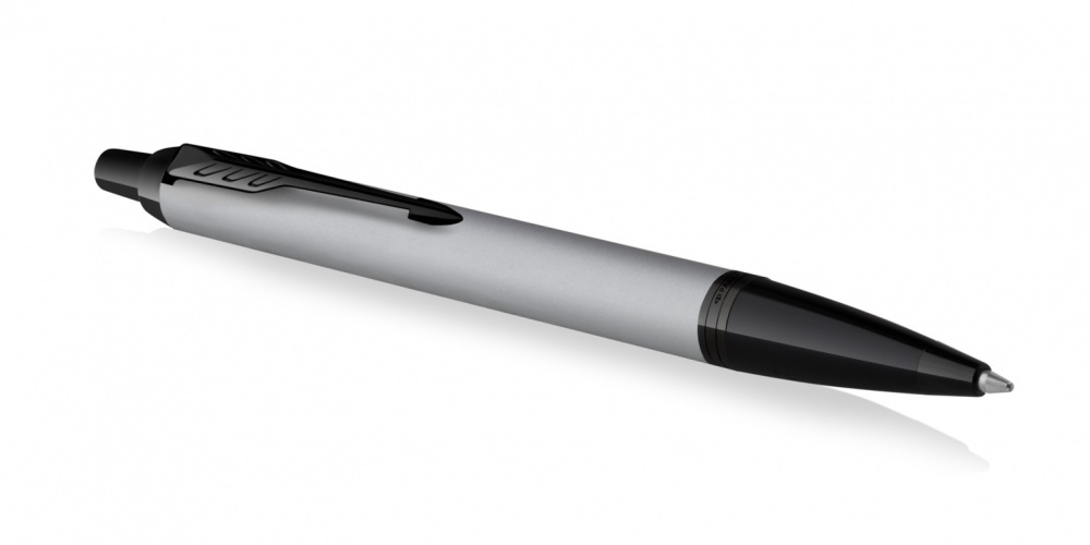 Шариковая ручка Parker IM Achromatic, Grey BT,стержень: M, цвет чернил: blue, в подарочной упаковке.