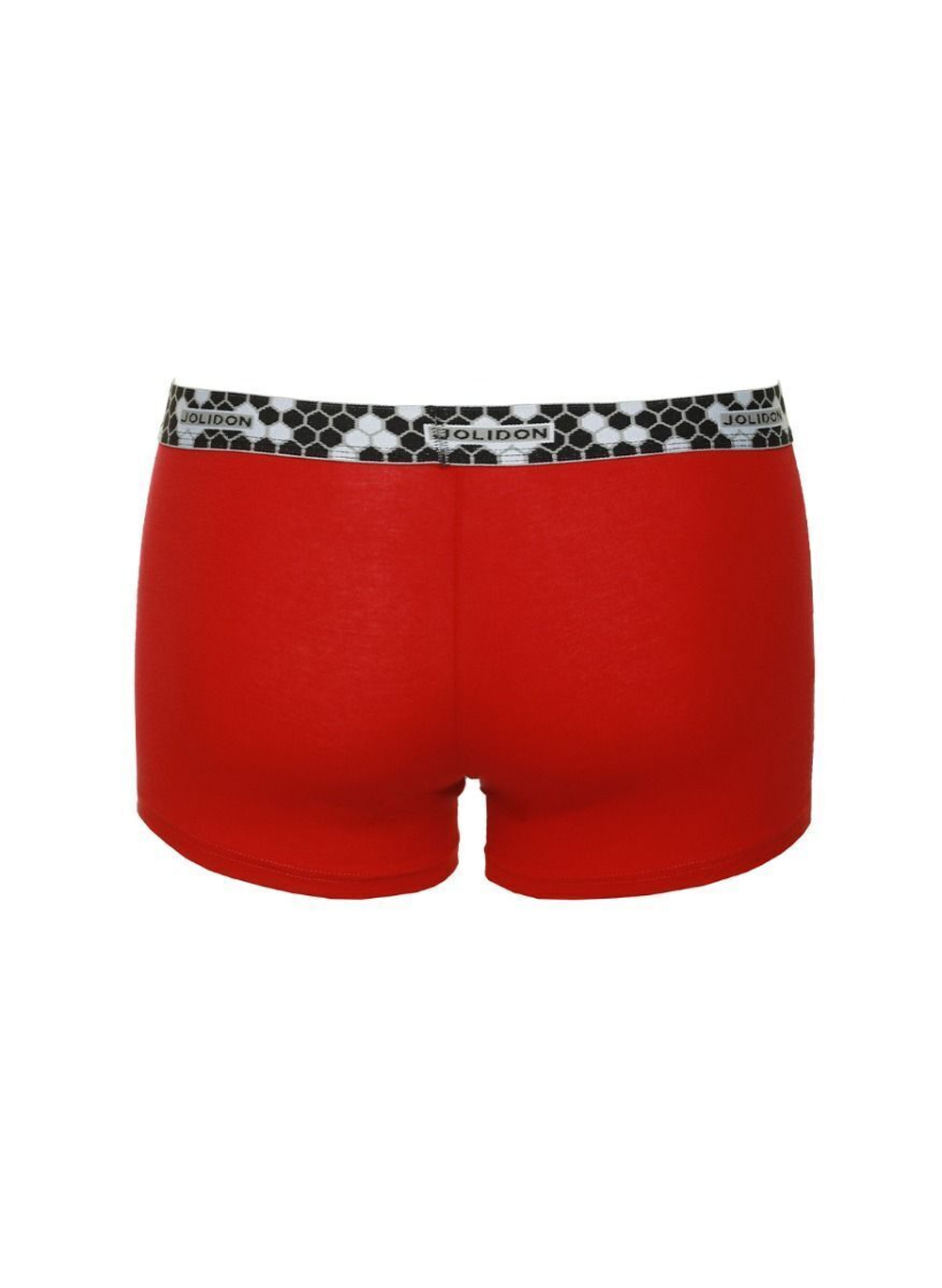 Мужские трусы-боксеры с широкой резинкой с рисунком в виде сот (Размер: XXL) (Цвет: серый меланж)