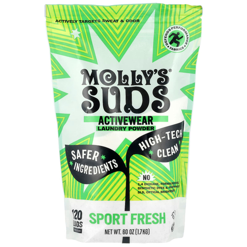 Molly's Suds, Порошок для стирки Activewear, Sport Fresh, 1,7 кг (60 унций)
