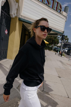 ZARA БАЗОВОЕ ХУДИ, ЧЕРНЫЙ