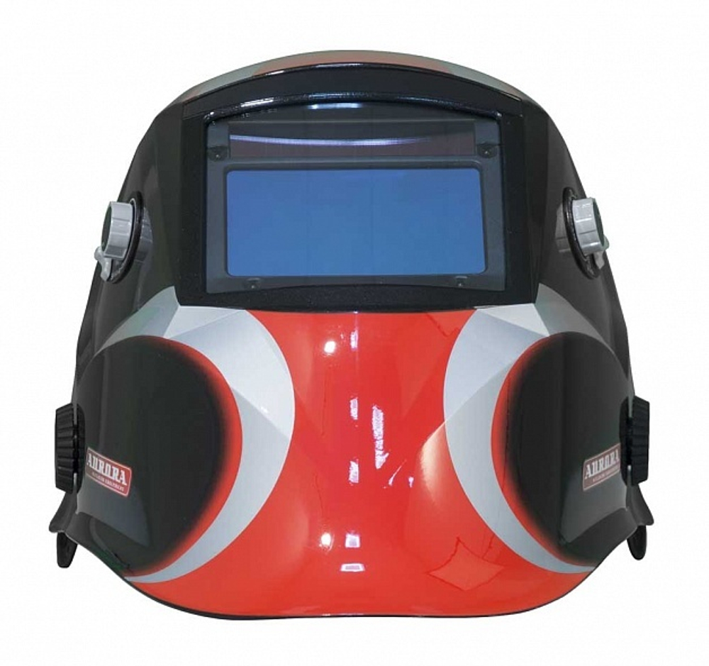 Маска сварщика "Хамелеон"  SUN7 черно-красная/Aurora