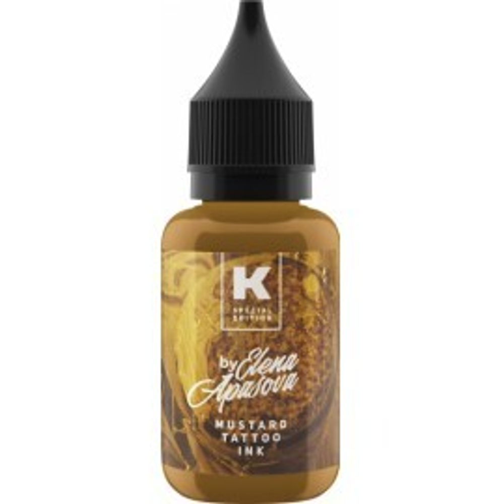 Горчица by Elena Apasova КРАСКА Tattoo Ink