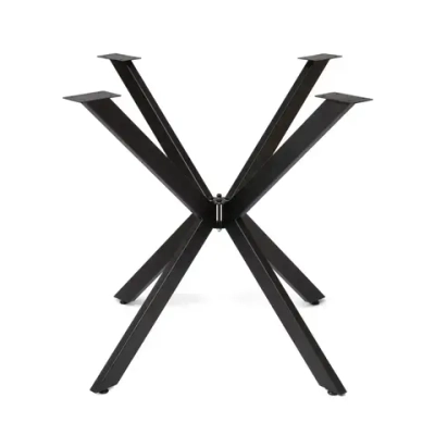 Подстолье из металла, разборное, ЁЖ, чёрное, диаметр 90 см, высота 74 см