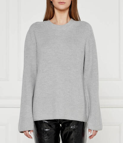 Шерстяной свитер Michael Kors - серый(MF460YPF2G)