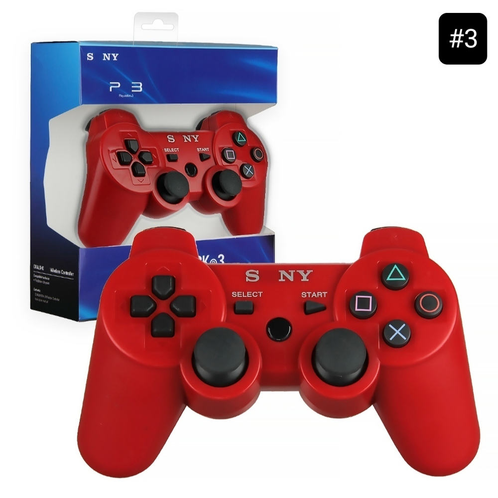 Беспроводной джойстик, геймпад "Dualshock 3 для Sony PS3" цветные джойстики 12цветов (Реплика)