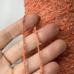 DENIMWAVE - Pinori Filati S.p.A; 77% хлопок, 13% п/а, 10% п/л; 370м/100гр; букле; col. 1863, цвет: оранжевый/коралловый