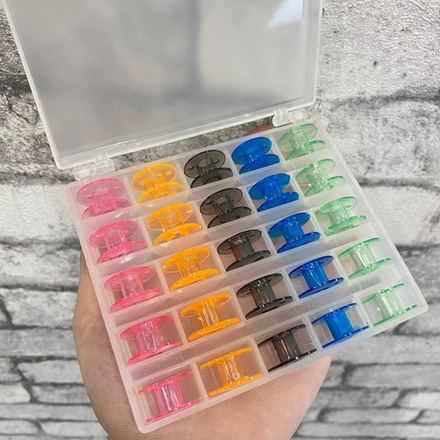 Шпульки пластмассовые 25 шт