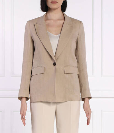 Льняный пиджак AFRO Marella SPORT - бежевый(13041094)