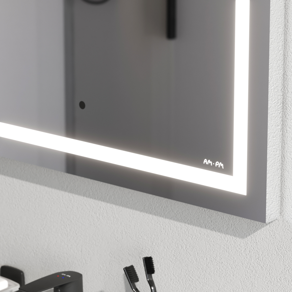 Универсальное зеркало настенное с контурной LED-подсветкой, 60 см AM.PM Gem M91AMOX0601WG