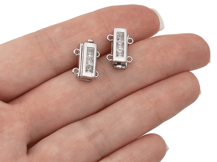 Коннектор прямоугольный "Crystal", 14,5мм