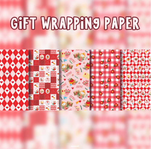 Упаковочная бумага серии Red