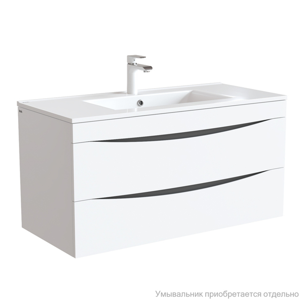 Тумба подвесная IDDIS Cloud, белая, 100 см, CLO10W1i95