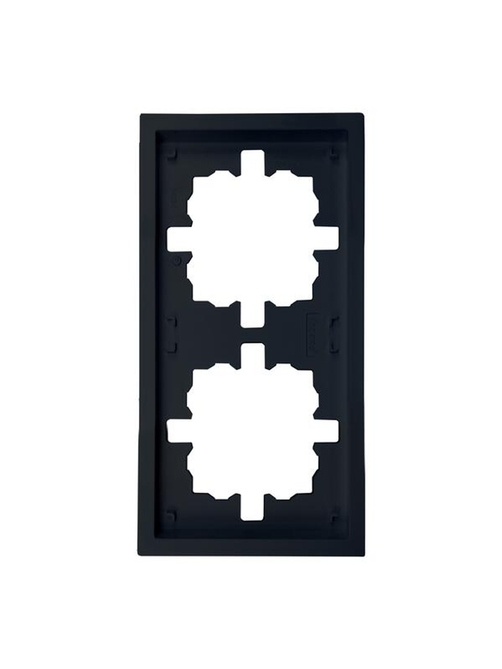 Рамка 2-мест. горизонт. ZIMA черн. бархат LEZARD 704-4200-147