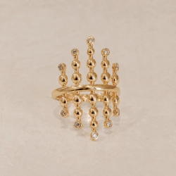 Кольцо Xuping «Корона люкс» Gold