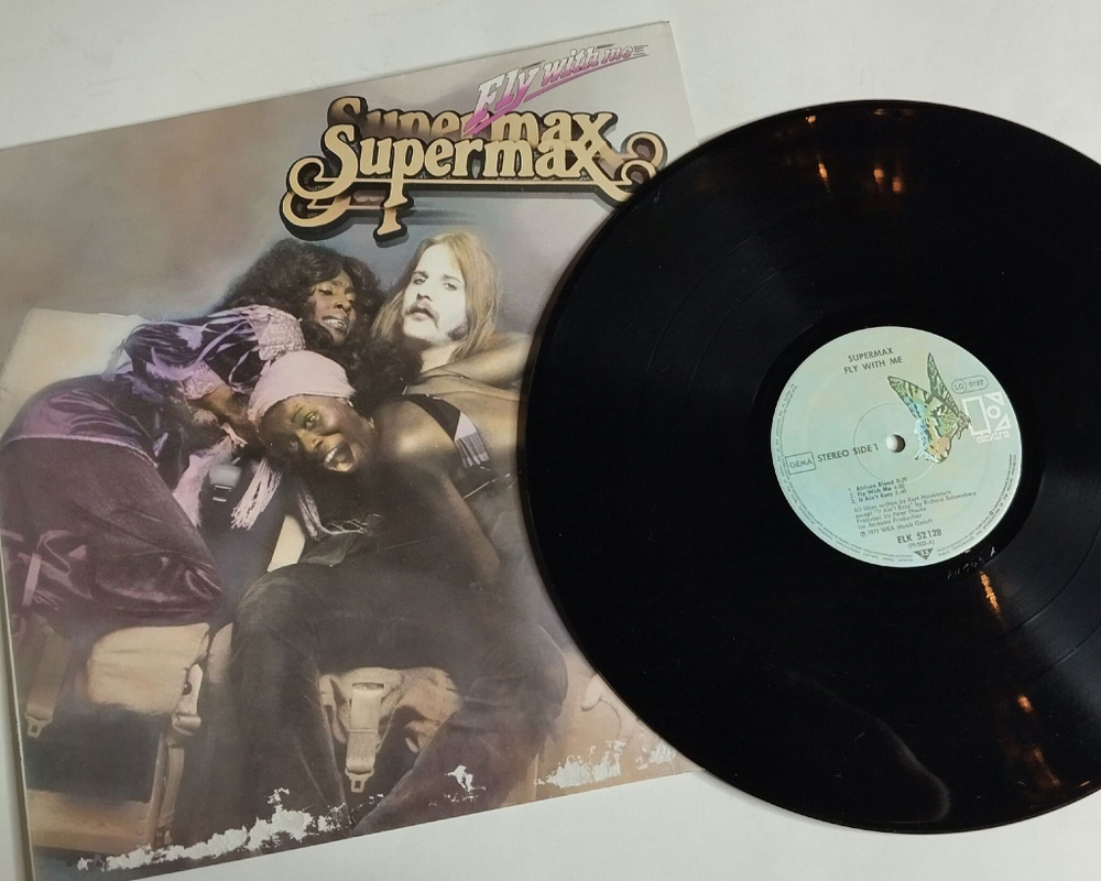 Винтажная виниловая пластинка LP Supermax Fly With Me (Germany 1979) Reggae Fever