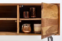 Тумба под ТВ Actual из массива акации, 160х50 см