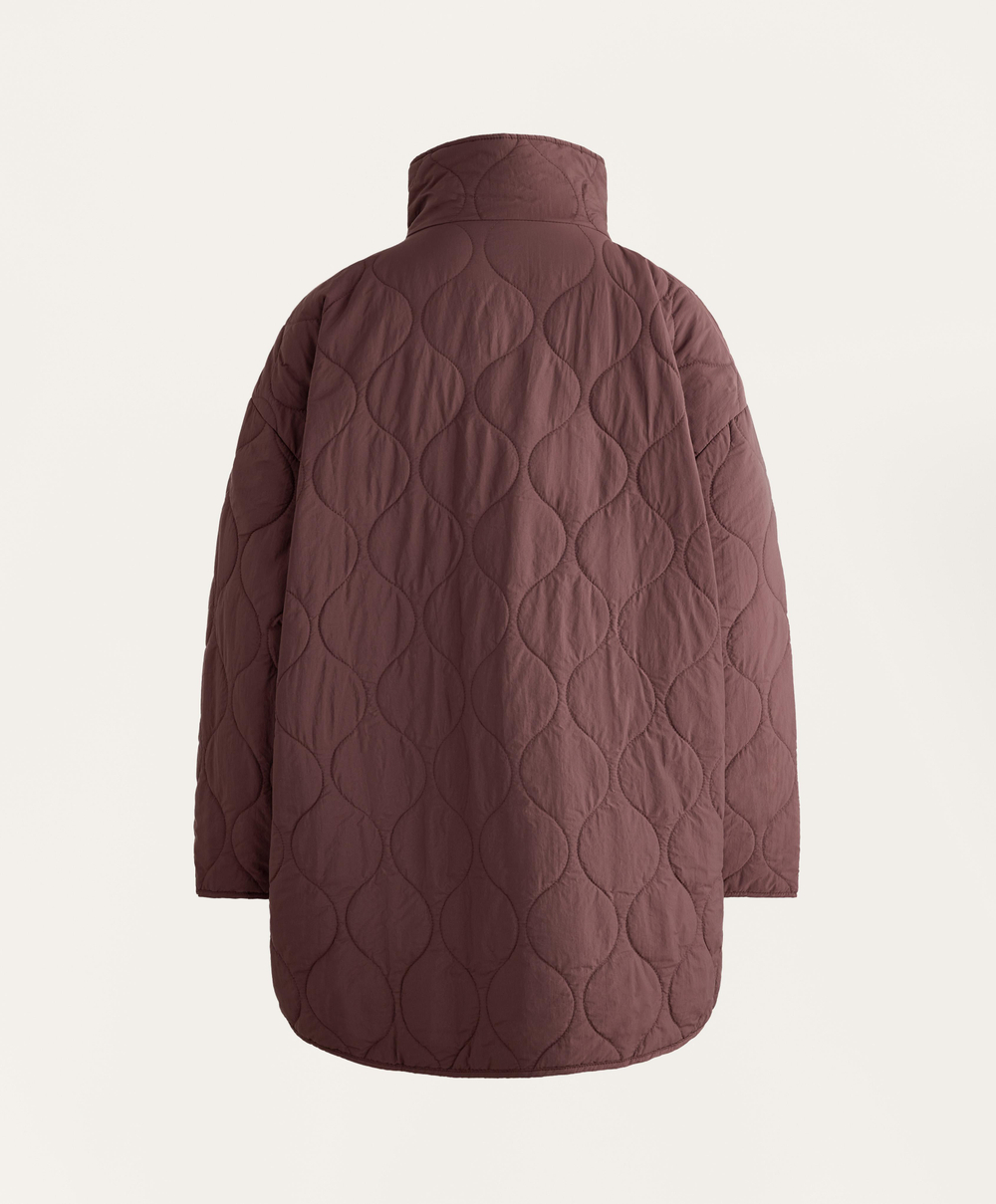 Oysho Легкая водоотталкивающая куртка FELLEX® AEROGEL, коричневый