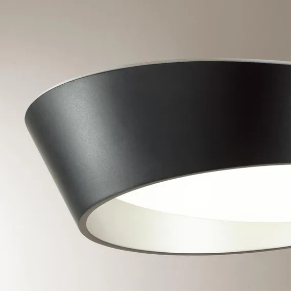 7694/60L AVRA LED SN 048 Светильник металл/акрил/белый/черный/серебристый LED 60Вт 3000-6000K D500 IP20 пульт ДУ APEX