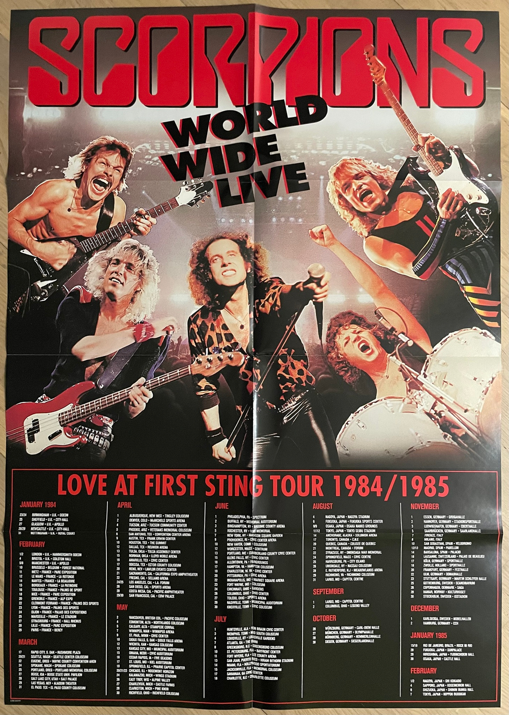 Scorpions ‎– World Wide Live 2LP (Европа 2015г.)