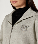 Худи ZIPPA Pinko - серый(104122 A2A5)