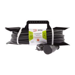 Удлинитель силовой ЭРА UFx-1e-3x2,5-10m-IP44(KG) на рамке с заземлением 1 розетка 10 м КГ 3х2,5мм2 | Силовые удлинители