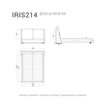 Кровать IRIS 214