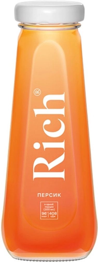 Сок Рич Персик нектар / Rich Peach 0.2 - стекло