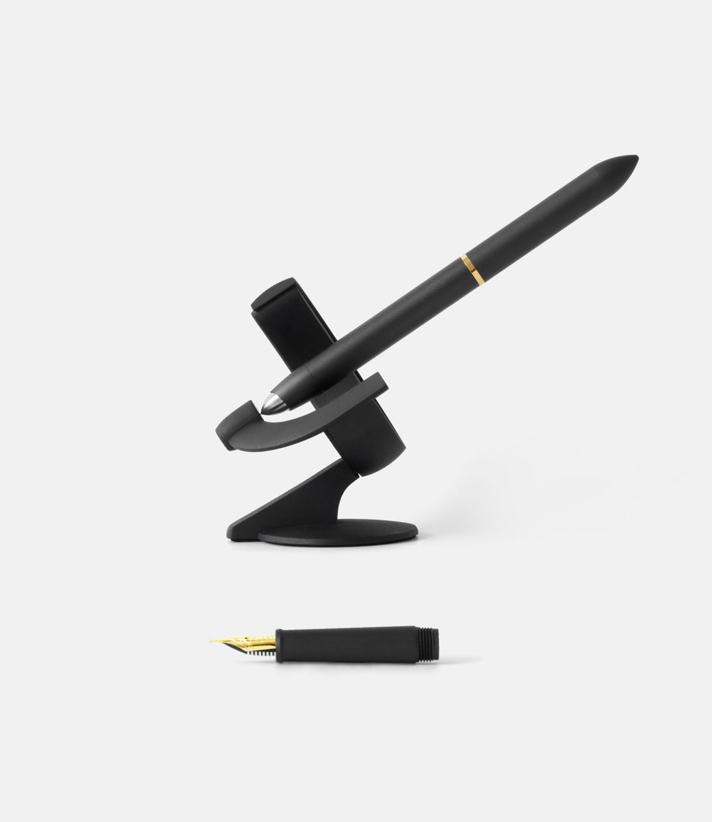 Novium Hoverpen 3.0 All-In Set 18K Gold Deep Black — левитирующая ручка